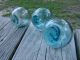 3 Authentic Japanese Glass Fishing Floats Ball Buoy Fishing Nets & Floats photo 2