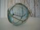 Old Japanese Glass Fishing Float Rare Vintage Buoy Ball Fishing Nets & Floats photo 3