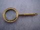 Brass Magnifying Glass Mini Magnifier 2.  5 