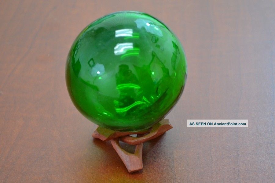 Reproduction Green Glass Float Fishing Ball 3 
