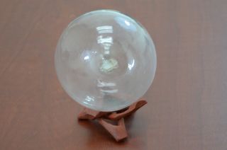 Reproduction White Glass Float Fishing Ball 3 