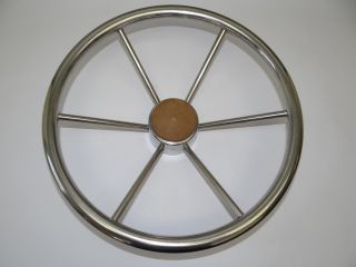 Vintage Metal Navigation Nautical Maritime Boat Ships Steering Wheel Nr photo