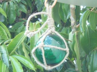 Green Glass Float Fishing Ball Buoys 5 