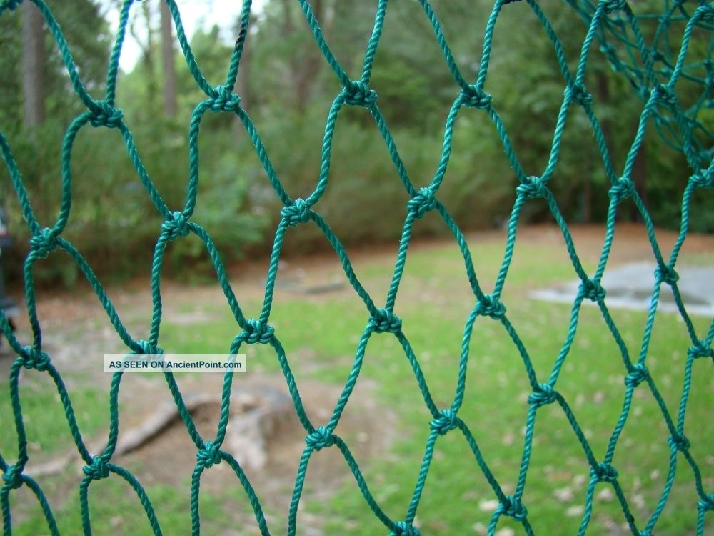 Decorative Green Fishing Net 5x10 Strong Knotted Nylon Fish Netting 3/4 