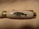 Scrimshaw Whitetail Deer Antler Combinationtool Pen Ship/ Whale Tail /humpback Scrimshaws photo 2