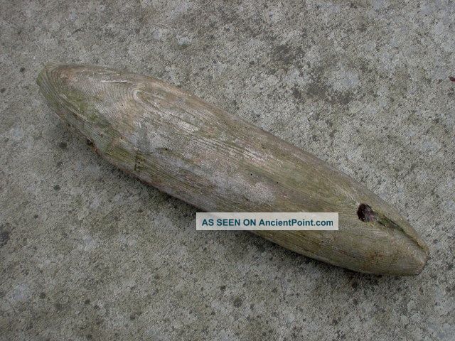 Old Cedar Fishing Fish Net Floats Crab Buoy Fishing Nets & Floats photo