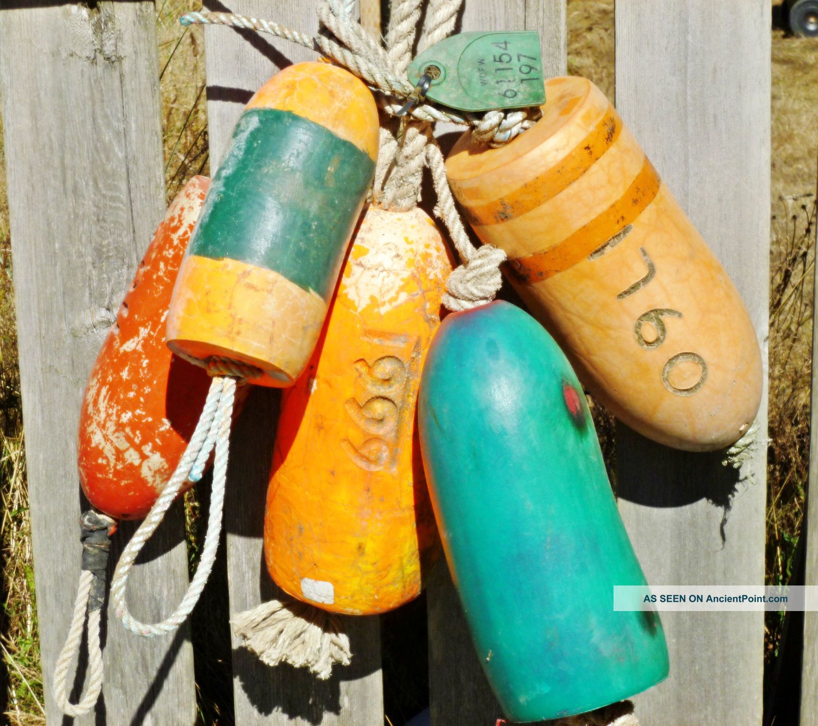 5 Beachcombed Crab Pot Floats Net Float Bouy Crayfish Shrimp Lobster Buoy 59 Fishing Nets & Floats photo