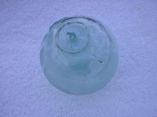 (242) Rare Korean Glass Float Ball Buoy Wp 79 4 Mark photo