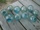 10 Authentic Japanese Glass Fishing Floats Ball Buoy Fishing Nets & Floats photo 1