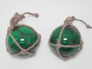 Green Glass Float Fishing Ball Buoys 5 