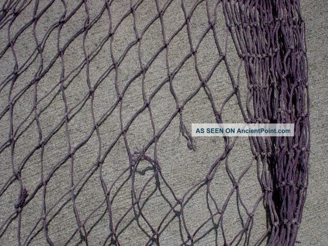 5 X 16 Beachcombed Purple Fishing Fish Net (a) Fishing Nets & Floats photo