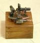 Antique Brass Sextant With Box German Antique Nautical Sextant With Wooden Box Sextants photo 3