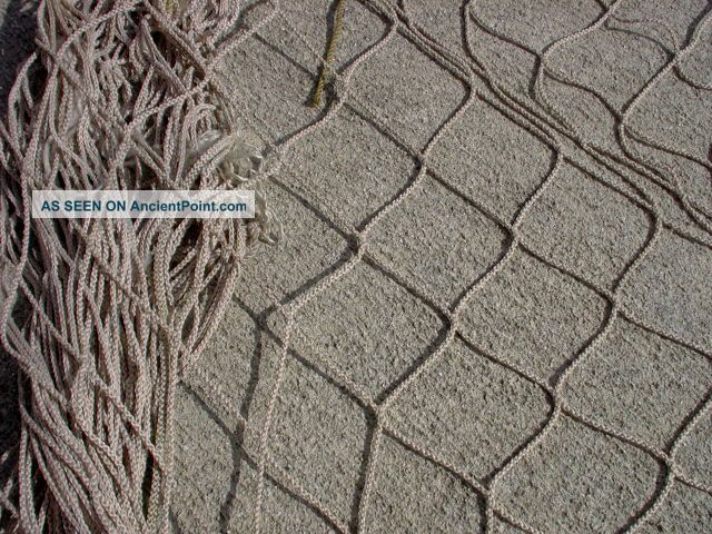 45 X 16 Beachcombed Tan No Knot Fishing Fish Net Float Fishing Nets & Floats photo
