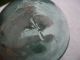 (176) Rare Korean Glass Float Ball Buoy Wp 70 Broken Cross Mark + 1 Slash Fishing Nets & Floats photo 2