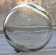 1920s Estonia Olive Clear Heavy Bubbly Glass Buoy Float 1 Fishing Nets & Floats photo 1