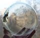 1920s Estonia Olive Clear Heavy Bubbly Glass Buoy Float 1 Fishing Nets & Floats photo 2