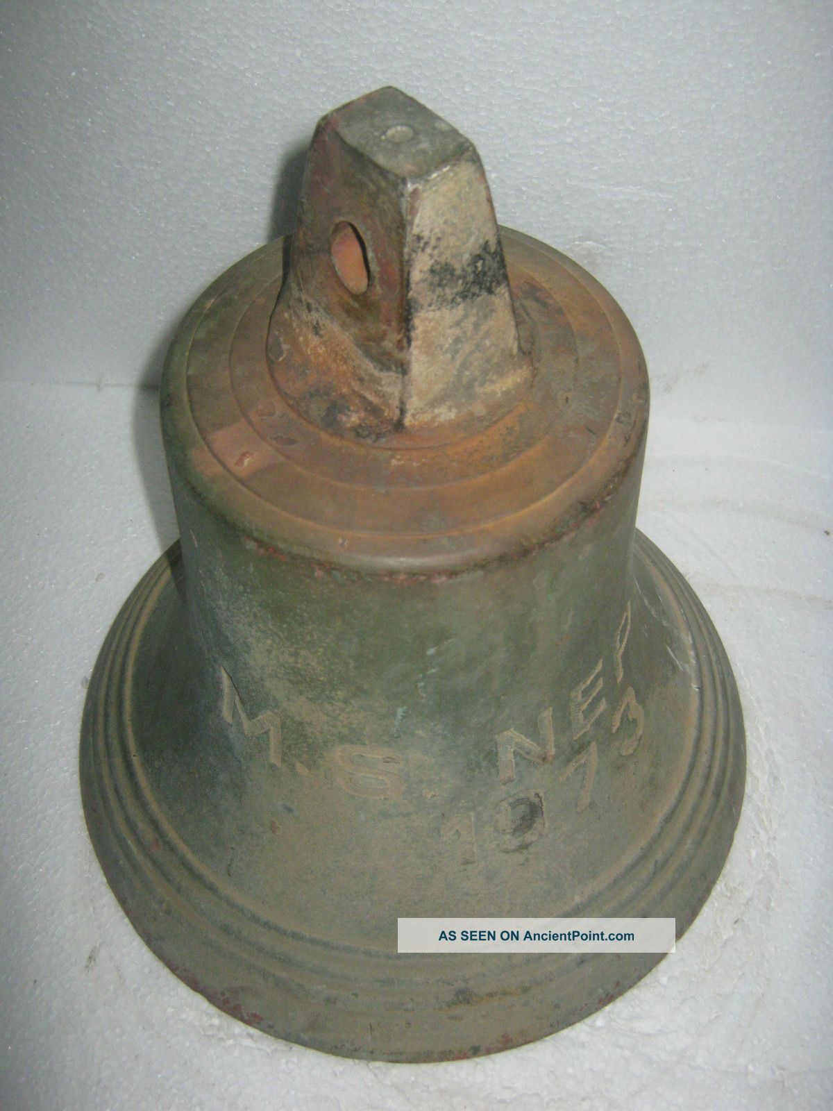 Marine Vintage Ship Brass Bell From Old Vessel 