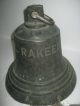 Marine Vintage Ship Brass Cast Bell From Old Vessel 