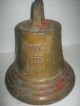Marine Vintage Ship Brass Cast Bell From Old Vessel 