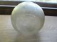 Frosted Glass Ocean Float,  Old,  Screw Top End,  Unmarked Fishing Nets & Floats photo 3