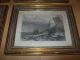 4 Antique Ship Nautical Framed Colored Engravings England Prints 1850 ' S Old $125 Other photo 4