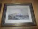 4 Antique Ship Nautical Framed Colored Engravings England Prints 1850 ' S Old $125 Other photo 6