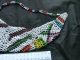 Antique Native American Powder Horn Beadwork Cover.  Very Rare And Unusual. Native American photo 10