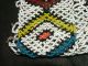 Antique Native American Powder Horn Beadwork Cover.  Very Rare And Unusual. Native American photo 2