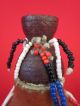 Unusual Old Ornate West Timor Gourd Lime Pot Pacific Islands & Oceania photo 4