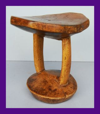 Precise Large Headrest From N Eastern Africa,  Good Patina photo