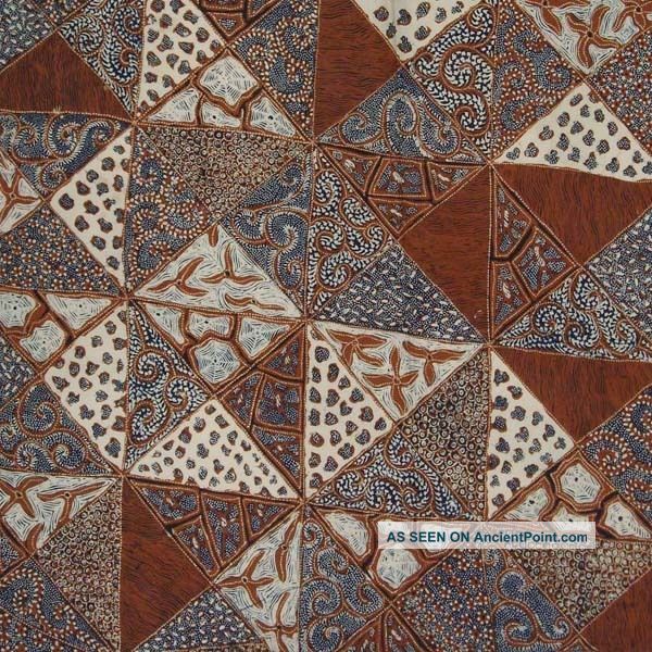 Indonesie Batik Tulis Fabric Textile Cloth Tambal Bz14 Pacific Islands & Oceania photo