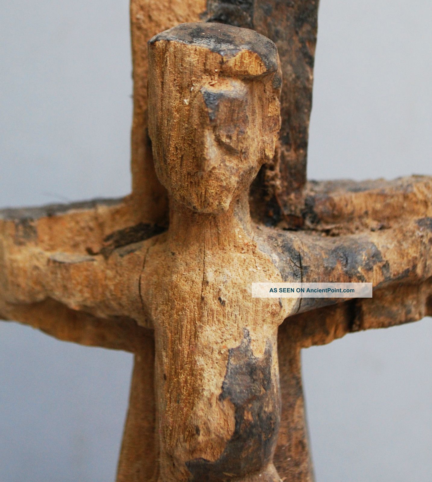 An Old And Eroded Christ On The Cross From Tanzania Other photo