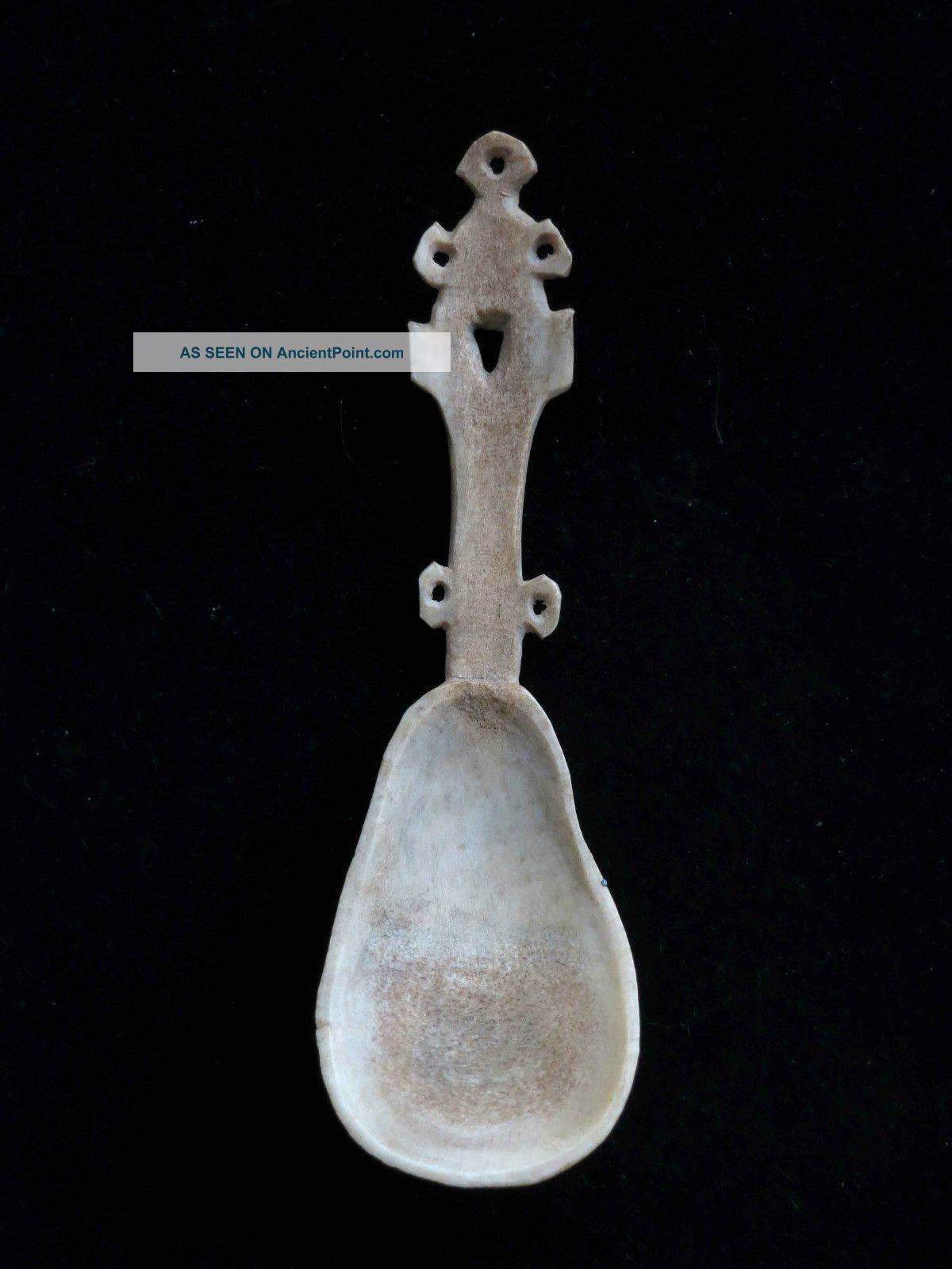 Antique Carved Lapland Spoon From Scandinavia - Probably 19th - Early 20 Century Pacific Islands & Oceania photo