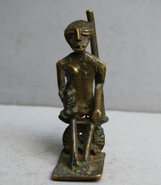 A Large Complicated Bronze From The Ashanti Tribe Of Ghana photo