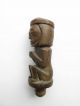 An Antique Batak Carved Wooden Stopper - Early 20th Century (nias Dayak) Pacific Islands & Oceania photo 2