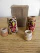 Vintage Set Of Canadian Victoria Bc Totem Pole Wooden Salt & Pepper Shakers Vgc Native American photo 2