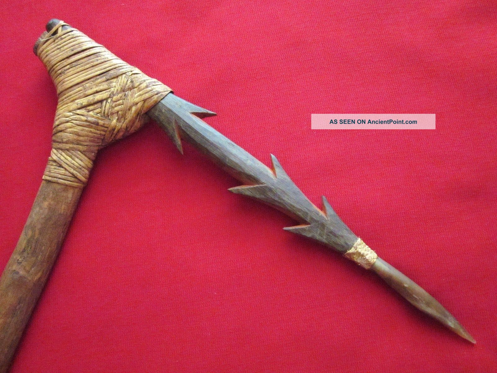 Old Papua New Guinea Highlands Fighting Pick (owaa) Pacific Islands & Oceania photo