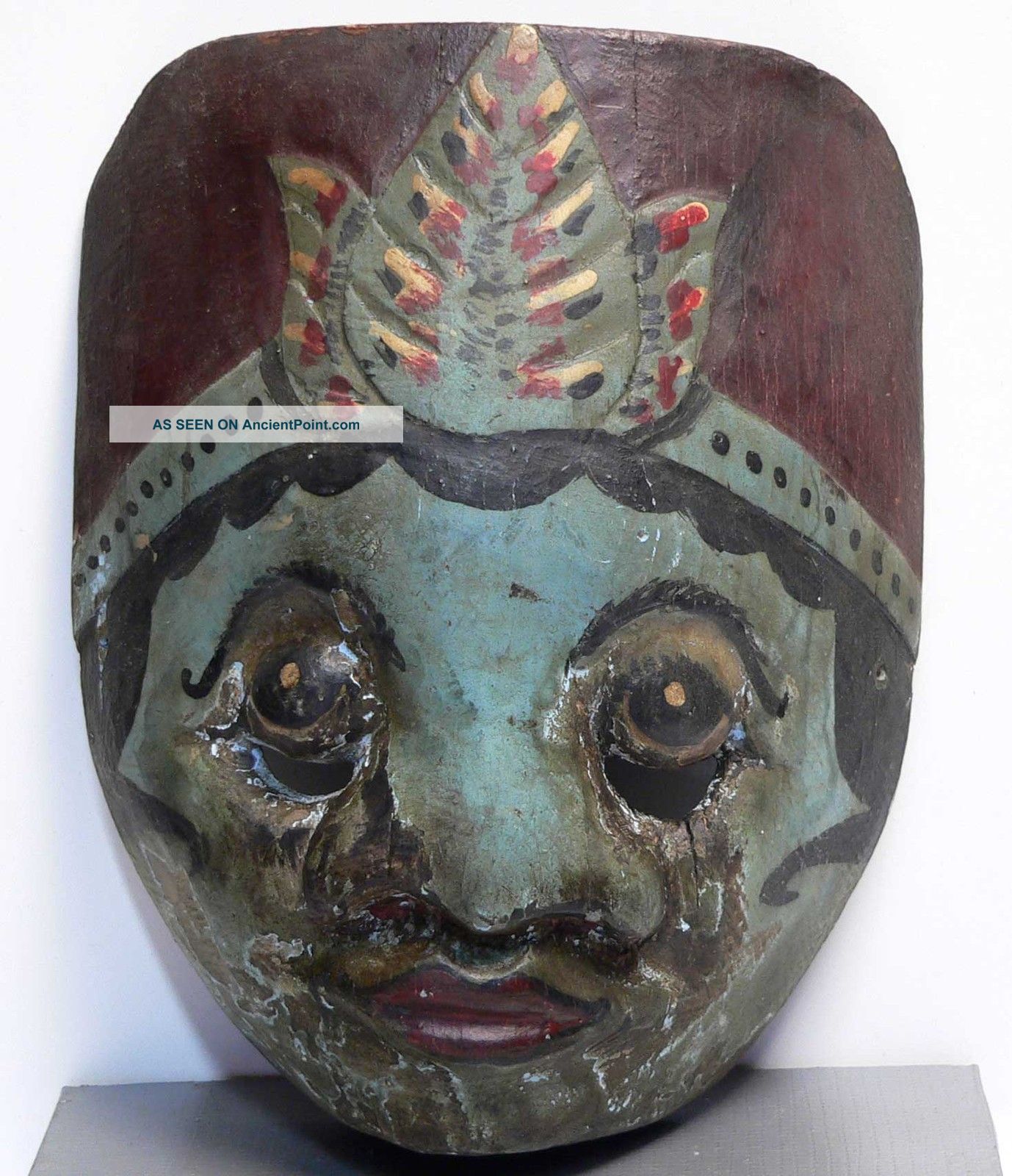 Old Wayang Mask Topeng Wajang Keris Tribe Art Indonesia Pacific Islands & Oceania photo