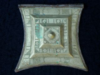 Ancient Silver And Nickel Alloy,  Iron Talisman - 100 Years Old - Sahara photo