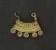 Ancient Brass Earring - 100 Years Old - Sahara Jewelry photo 1