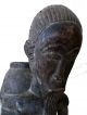 Chokwe Tribe Seated Ancestral Figure Congo Zaire Ritual African Statue Sculptures & Statues photo 1