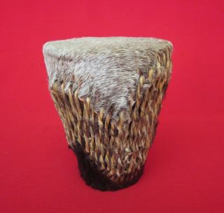 Small Vintage Rawhide West African Drum photo