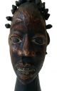 Item 001 Nigerian Ekoi Ejagham Leather Covered Ritual Tribal African Cap Mask Masks photo 1