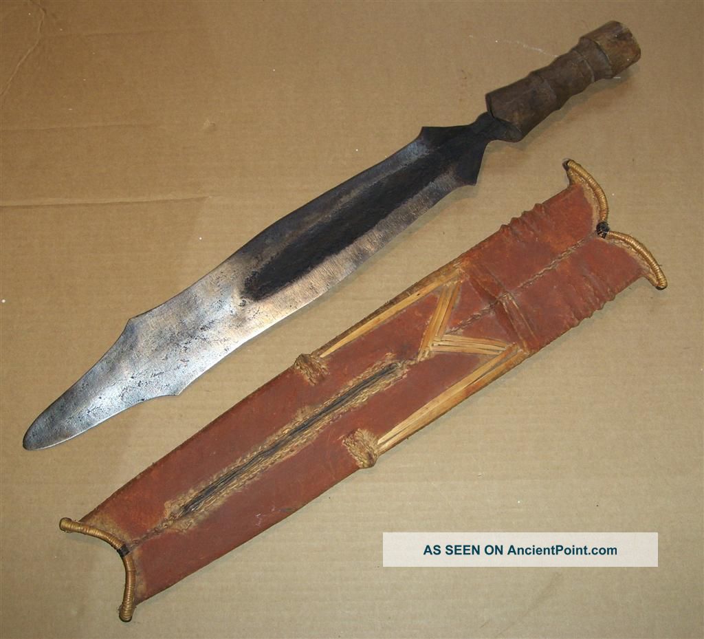Congo Old African Knife Ancien Couteau Salampasu D ' Afrique Afrika Kongo Africa Other photo