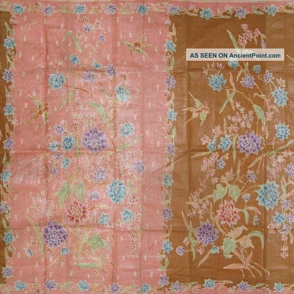 Dutch Batik Belanda Fabric Textile Cloth Wax Dye North Coast Sarung Sarong Bx26 Pacific Islands & Oceania photo