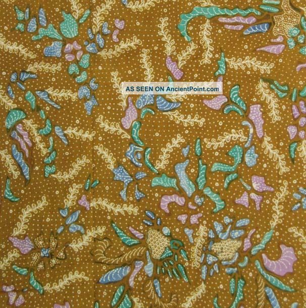 Indonesia Javanese Batik Fabric Textile Cloth Bs70 Pacific Islands & Oceania photo