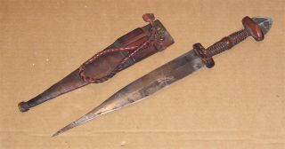 Sudan Old African Knife Ancien Couteau D ' Afrique Tebu Afrika Africa Soudan Dolk photo