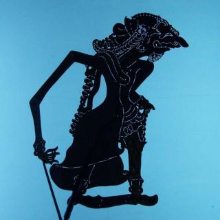 Wayang Kulit Indonesia Schattenspielfigur Marionette Shadow Puppet Gift Cs76 photo