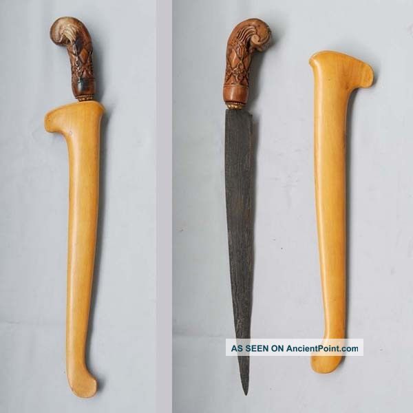 Old Knife Sewar Lading Piso Banyu Mili Keris Silat Indonesien Indonesian Rj14 Pacific Islands & Oceania photo