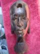 Large Vintage 50 ' S - 60 ' S African Carved Wooden Head Sculptures & Statues photo 1